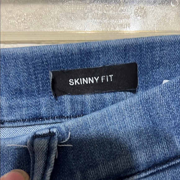 Judy Blue skinny raw edge blue jean jeggings size 9/29 - Picture 4 of 7